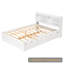 Lit plateforme double en bois massif-513216268