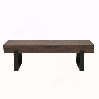 59" Dining Bench, Farmhouse Indoor Kitchen Table Benches, Bed Bench, Industrial Shoe Bench, Entryway Benches