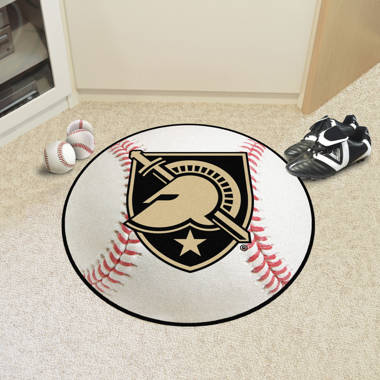  Fanmats Kansas Jayhawks Baseball-Shaped Mat : Sports & Outdoors