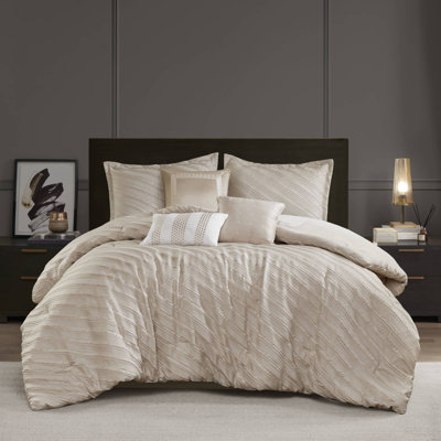 Ensemble d'édredon toutes saisons en polyester pour chambre à coucher