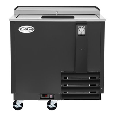 KoolMore 36'' W Freestanding 128 Cans (12 oz.) 9.2 Cubic Feet Beverage Cooler