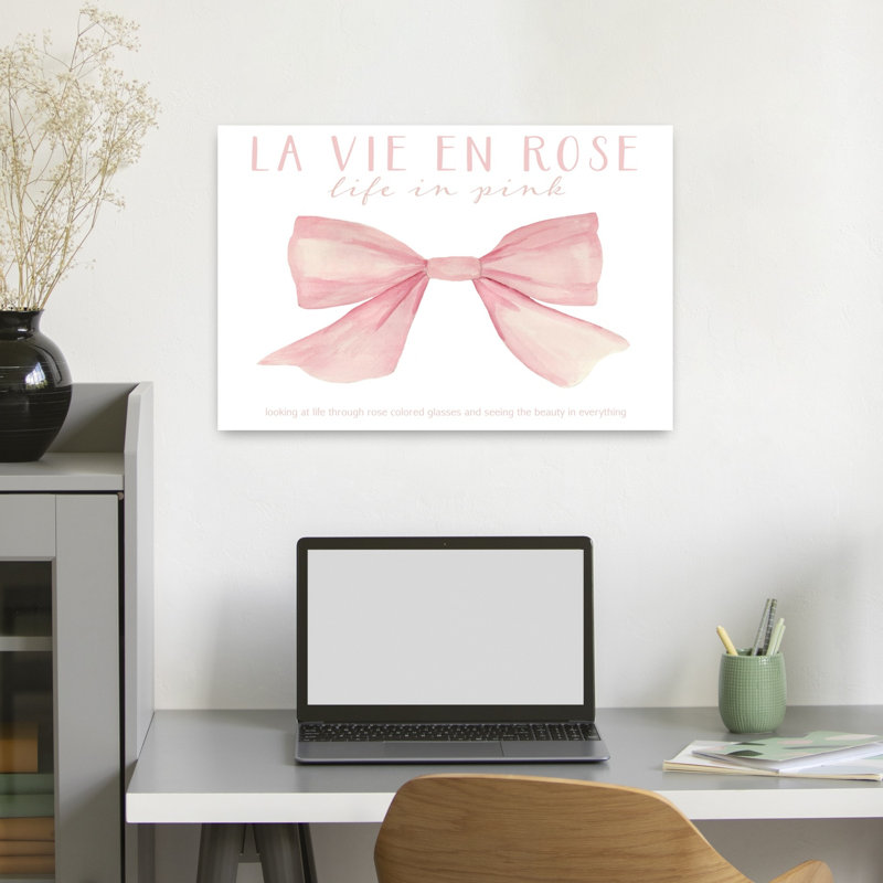 Life In Pink by Cindy Jacobs - Wrapped Canvas Print, 40.64cm H x 60.96cm W