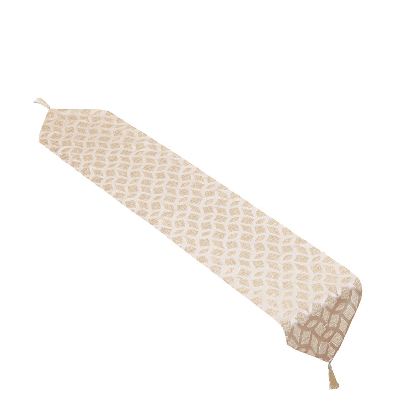 Chisdock Geometric Table Runner, Gold