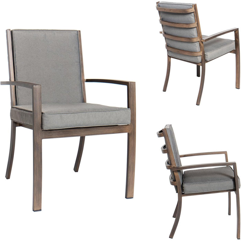 Ensemble repas 7 pièces avec 6 chaises empilables, 4