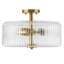 Glass Semi Flush Mount