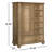 Morrissey 6 Drawer 44.06" W Solid Wood Combo Dresser