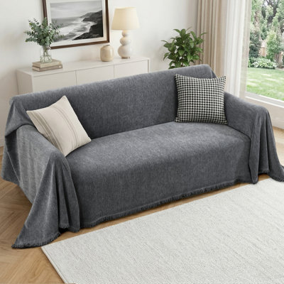 Housse de protection chenille anti-dérapante lavable pour les animaux de compagnie