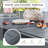 84" Rectangular Metal Extendable Outdoor Dining Table