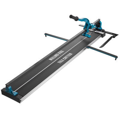 Manual Tile Cutter, 48 Inch, Porcelain Ceramic Tile Cutter With Tungsten Carbide Cutting Wheel, Infrared Positioning, Anti-Skid Feet, Durable Rails For Professional Installers Or Beginners