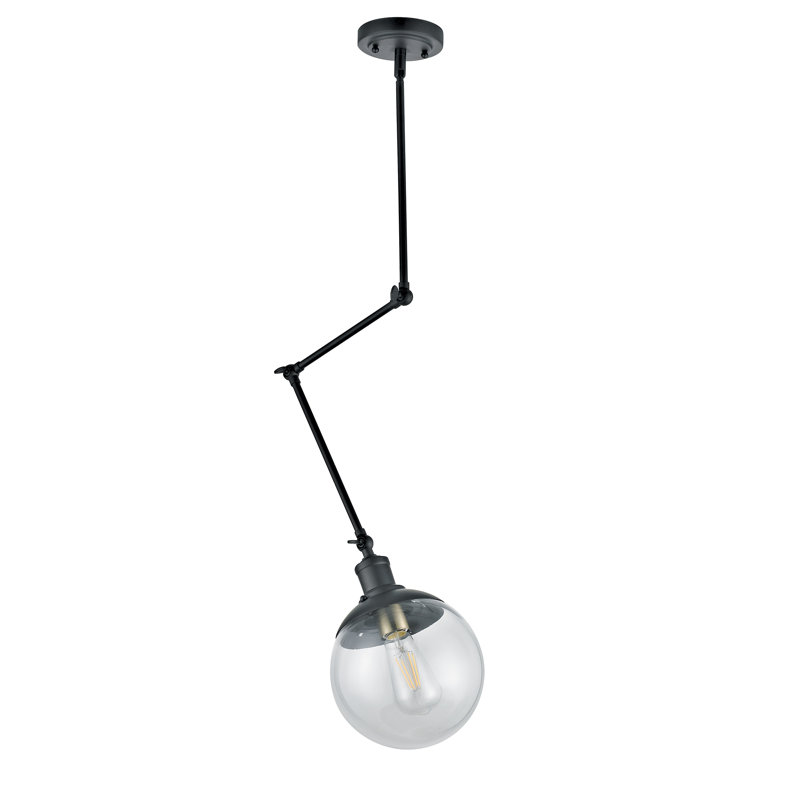 Tayla 1 - Light Dark Bronze Single Pendant
