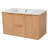 36" Wall-Mounted Bathroom Vanity with Ceramic Sink
