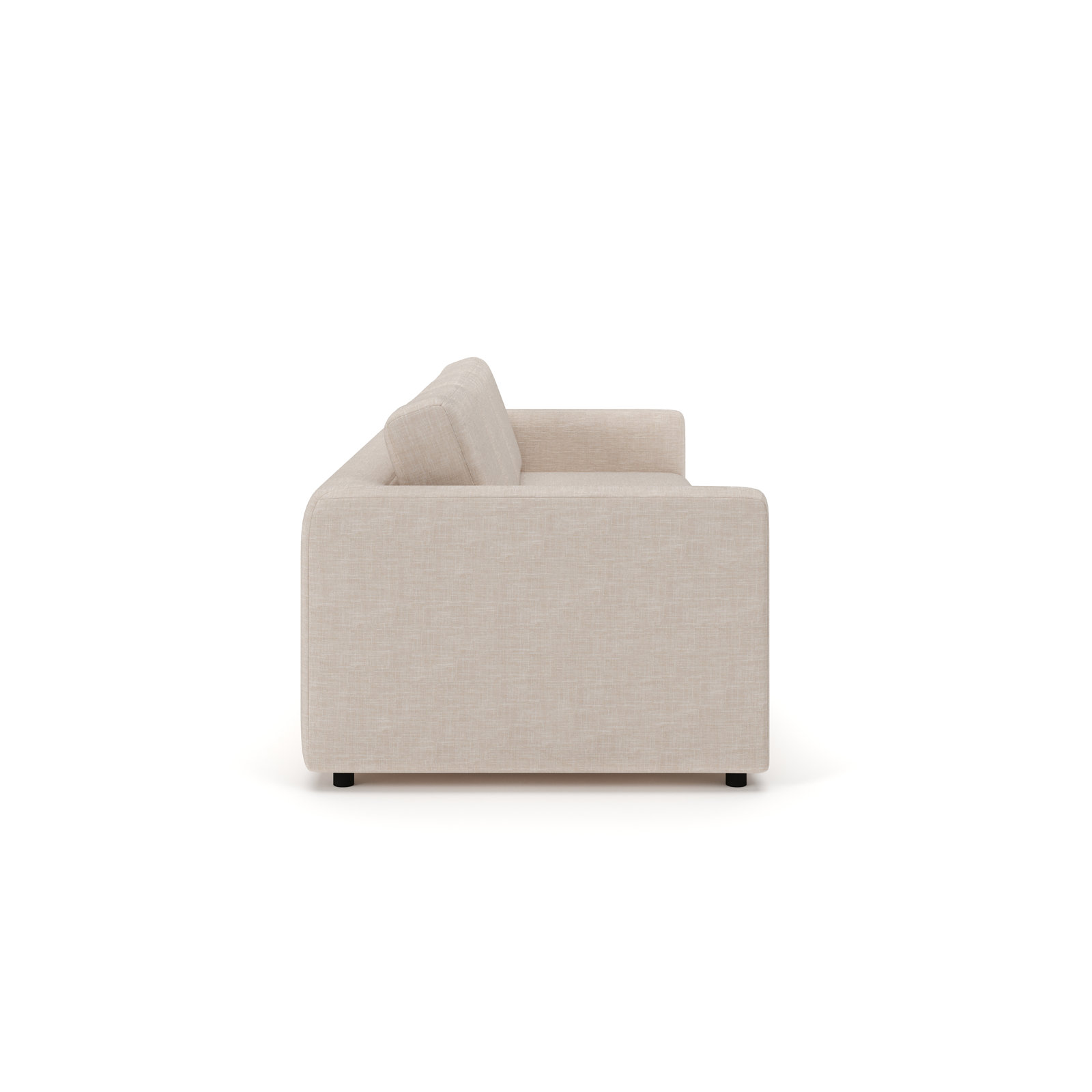 Milo 89" Upholstered Sofa, Lena Sand