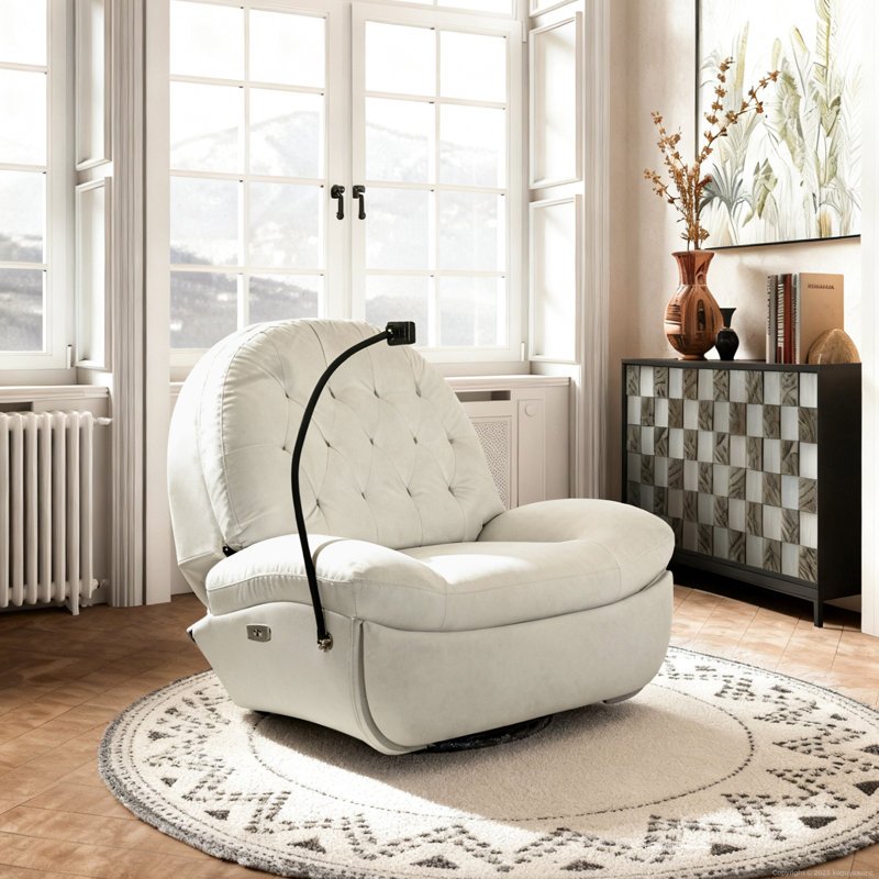 Fauteuil inclinable électrique avec technologie Zero Gravity et fonction berçante réglable