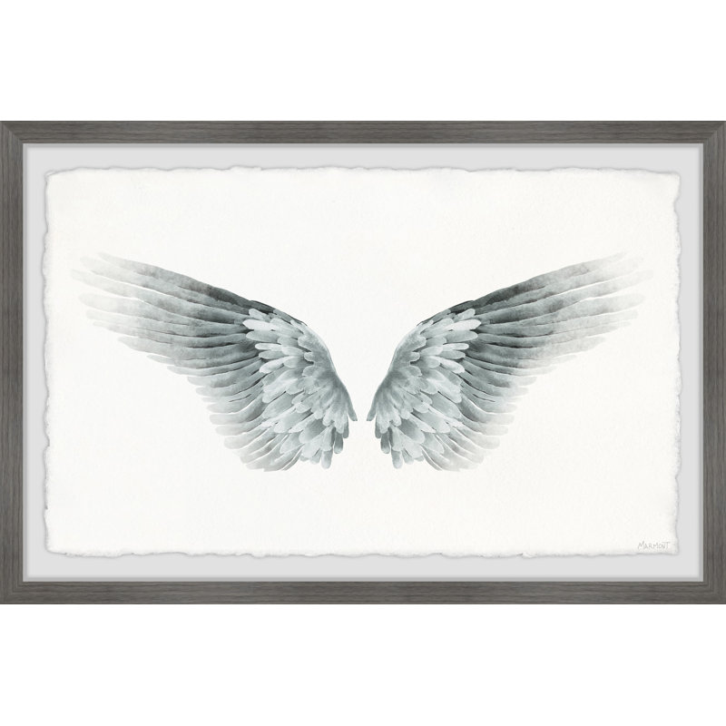 Ailes brillantes - peinture encadrée, H 8 po x l 12 po x P 1,5 po