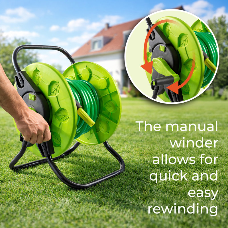 Manual Hand Crank No Hose Reel