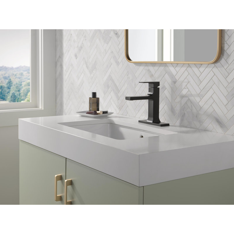 Robinet de salle de bain Velum, Noir mat