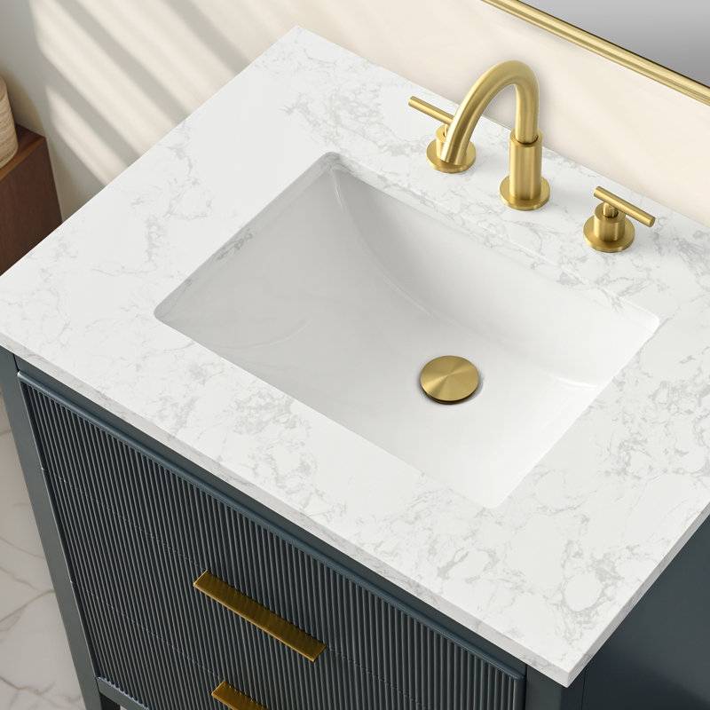 Emma 30" W Single Vanity, Vintage Blue