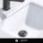 Single Hole Bathroom Faucet with Pop-up Drain and Strainer Basket-92628175