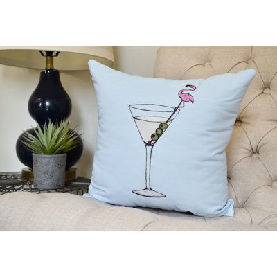 Palm Beach Reversible Throw Pillow