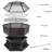 Round Charcoal Smokeless Fire Pit-879498632