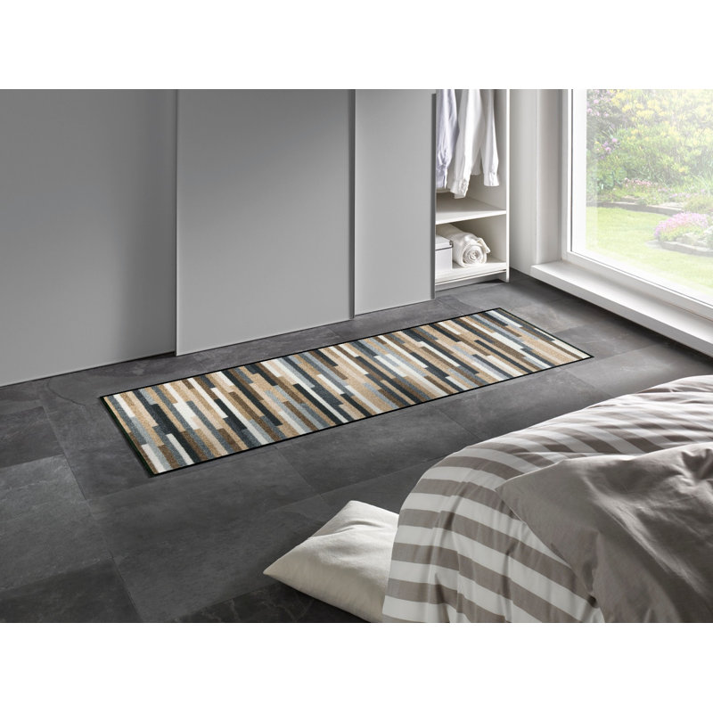 Mikado Non-Slip Doormat, Nature, Rectangle 60 x 140 cm