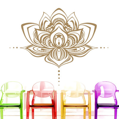 Décalcomanie murale fleur lotus Natazhat