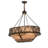 Rustic Lodge 8 - Light Dark Burnished/Antique Copper Kitchen Island Pendant
