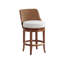 Palm Desert Swivel Upholstered Bar Stool-88394887-88394888