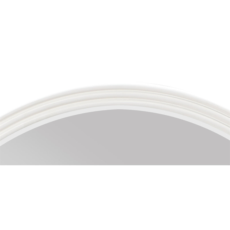 Carena Gray Round Mirror