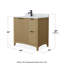 Palmilla 36" Freestanding Single Bathroom Vanity with Marble Top-74924310-74924311