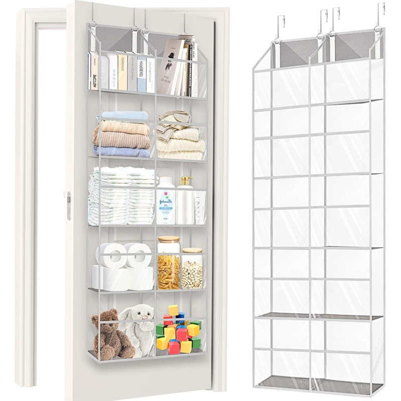 Fabric Wall Organizer with Wall Baskets