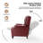 Anre Genuine Leather Recliners with Nailhead Trim (Set of 2)-1543531480