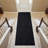 Runner Rugs for Hallway or Kitchen with Rubber Backing, Black 3'x14'-495631688
