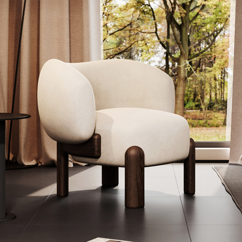 Méridienne simple en bois massif Vintage Luxury