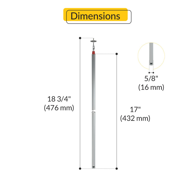  Spiral Window Balance 17" Tube Length
