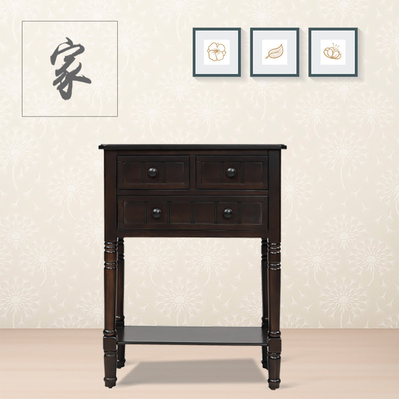 Rascoe 3 - Drawer Nightstand, Espresso