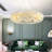 Dandelion 12 - Light Dimmable Gold Round Crystal Chandelier