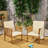 Sikeston Acacia Outdoor Lounge Chair-513264613-498885135