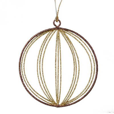9cm Metal Bauble