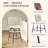 Upholstered Swivel Counter Stool-1778666970
