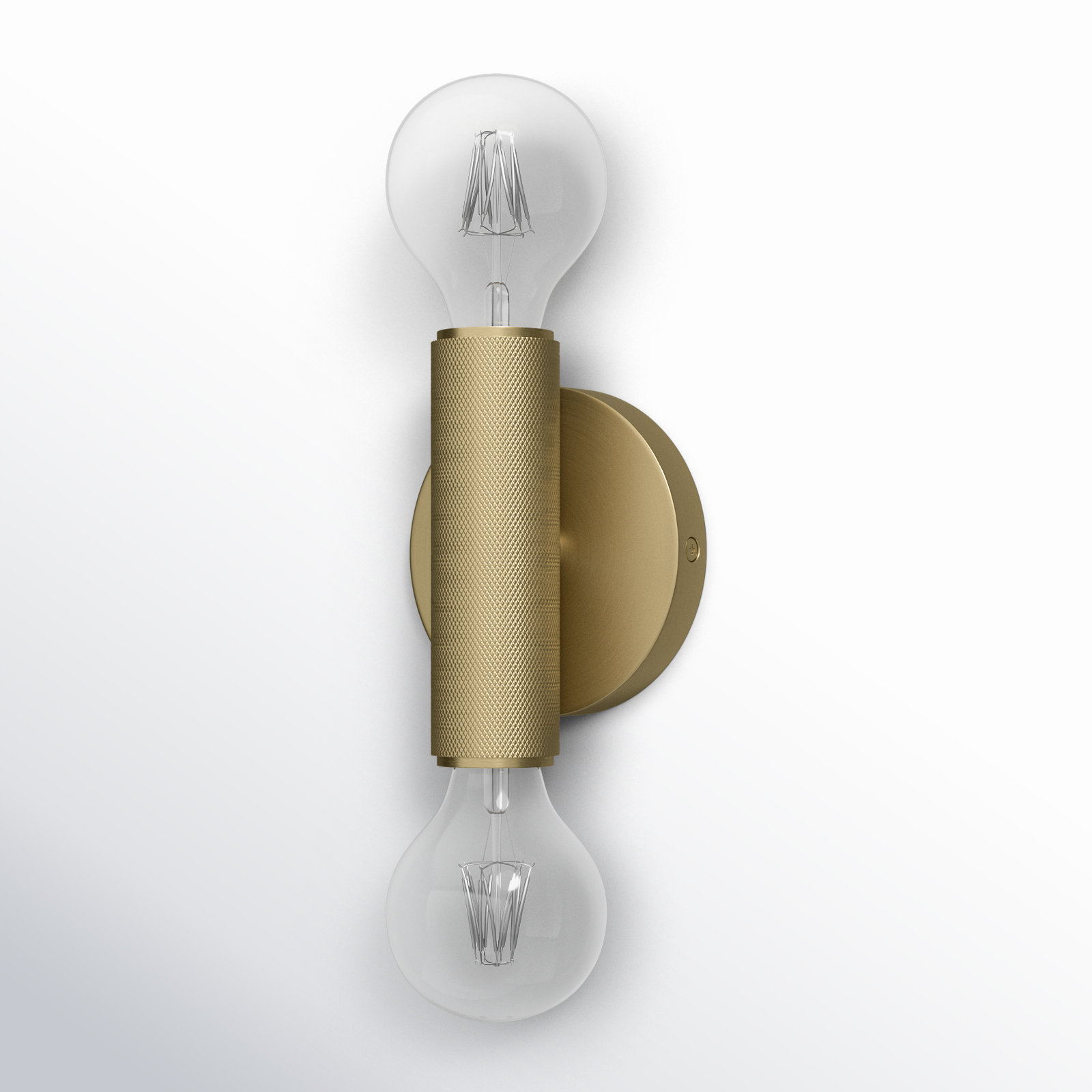 Cabot 2 Light Wrought Iron Dimmable Armed Sconce, Antique Gold, 6" H x 4.7" W x 3.3" D