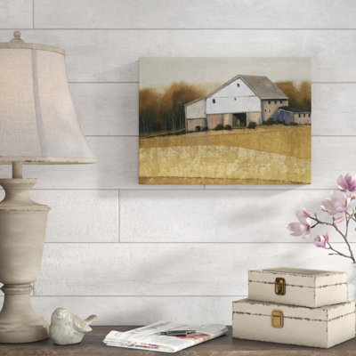 " White Barn View I " by Timothy O' Toole Painting Print