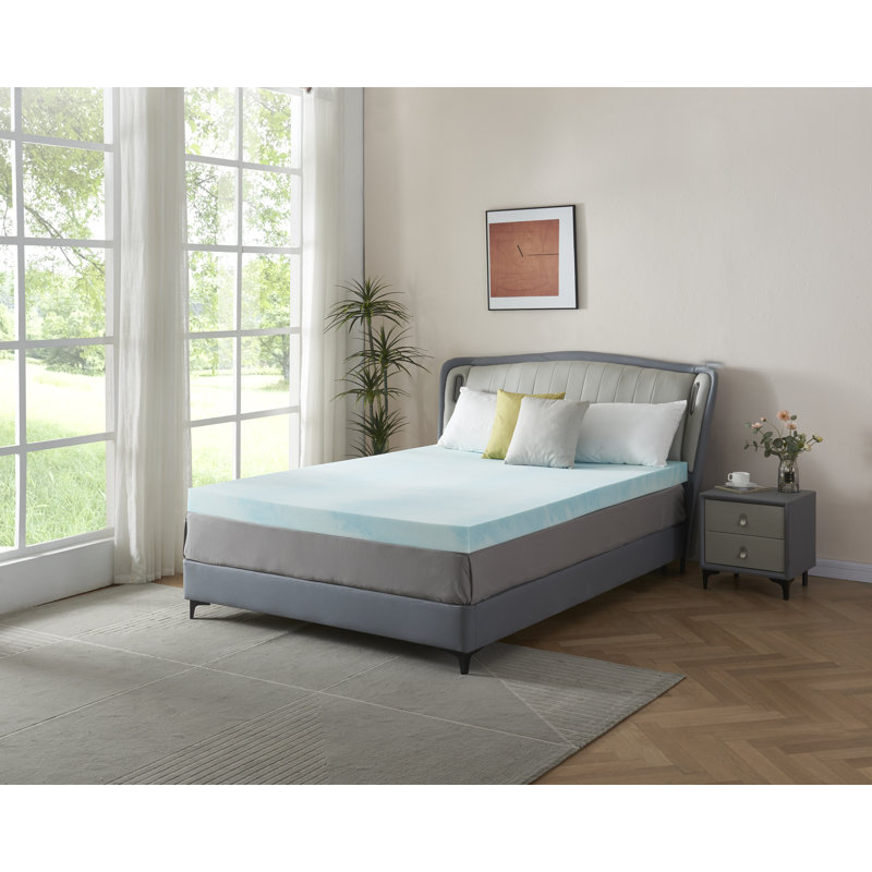 Wayfair Sleep 4'' Gel Memory Foam Mattress Topper, Twin