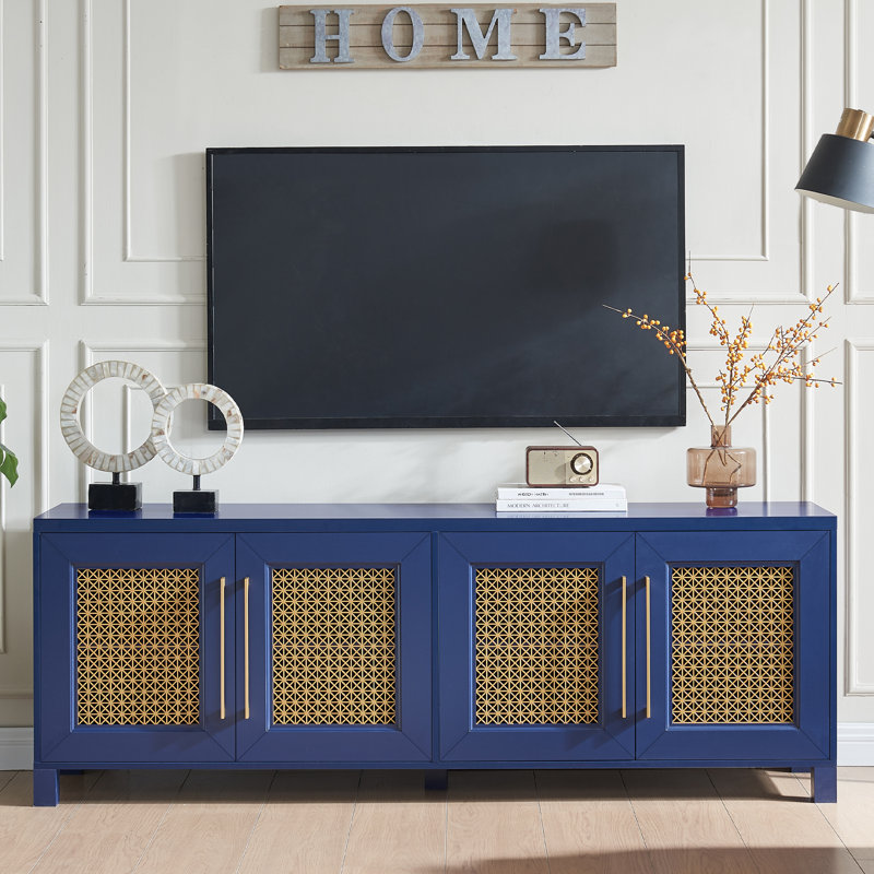 Beene 69.5'' W Storage Credenza, Blue