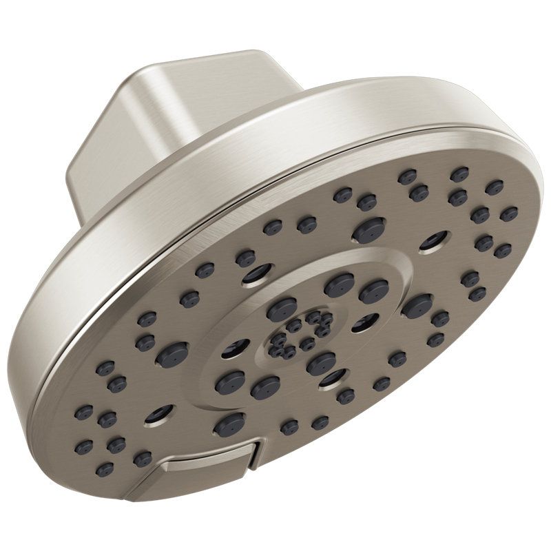 Levoir® H2OKinetic® Round Multi-Function Showerhead, Luxe Nickel