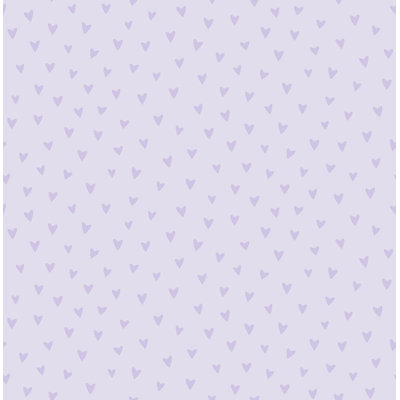 Huntingdon Hearts Glitter 33' x 20.5" Wallpaper Roll