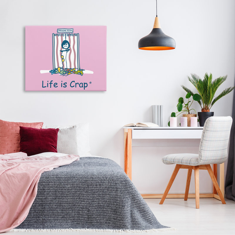 «Swimsuit Dressing Room», art mural par LIC, H 30 po x l 40 po