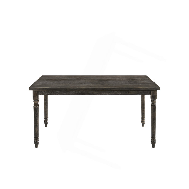 Claudia II Weathered Gray Finish Dining Table
