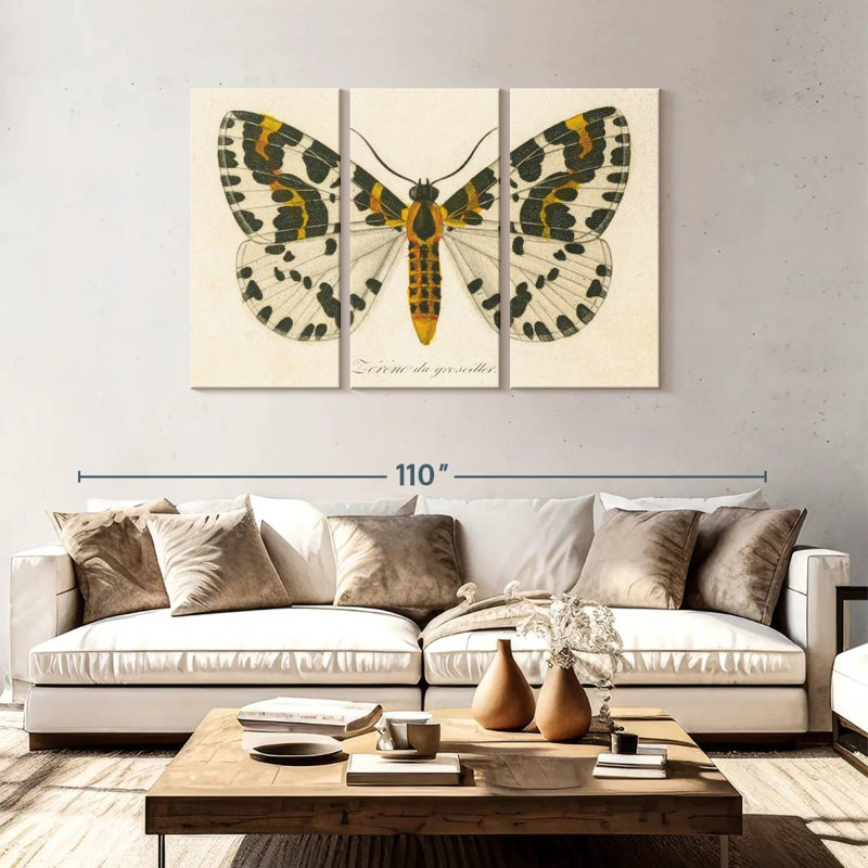 Brampt Natures Butterfly IV, 48" H x 74" W