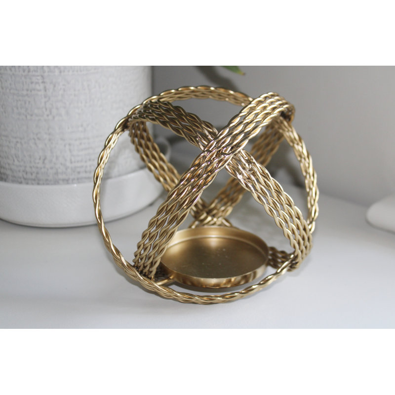 Wood Tabletop Tealight Holder